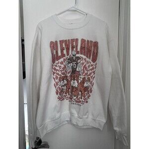 Cleveland Browns Crewneck Sweatshirt Dead Threads 22in Pit to Pit